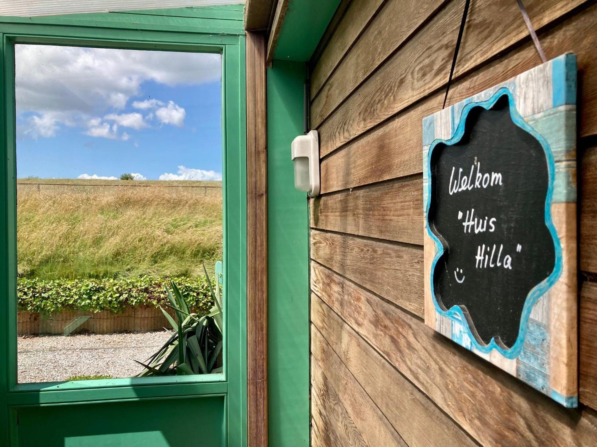 4 Pers Holiday Home Hilla With Winter Garden In Front Of The Dike Directly On The Lauwersmeer Anjum ภายนอก รูปภาพ